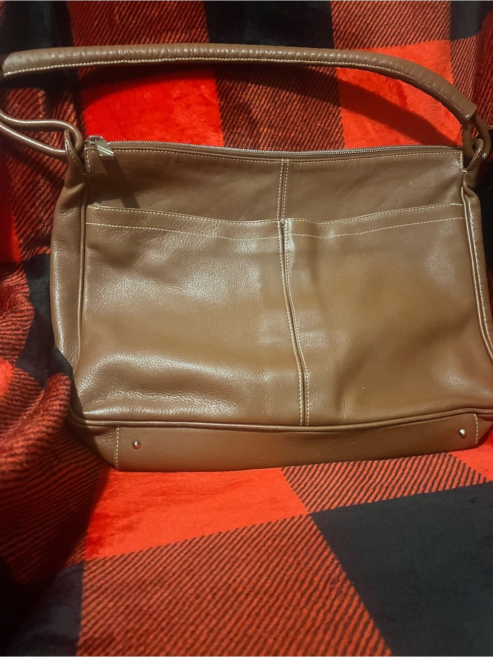 Furla Large brown tote